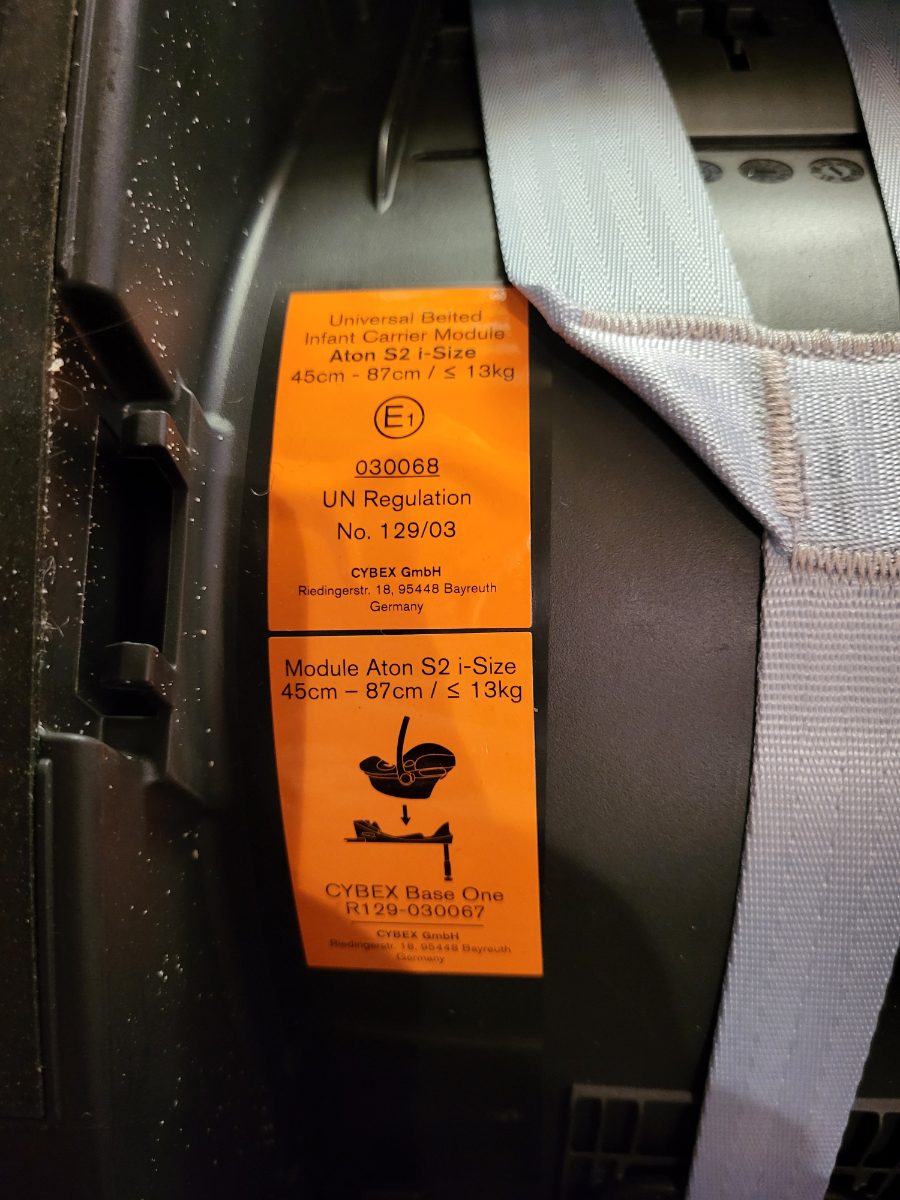 Babyschale Cybex Aton S2 Schwarz 3