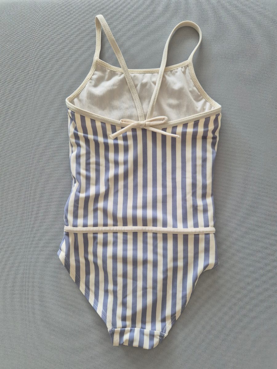Badeanzug gestreift blau-weiss 2