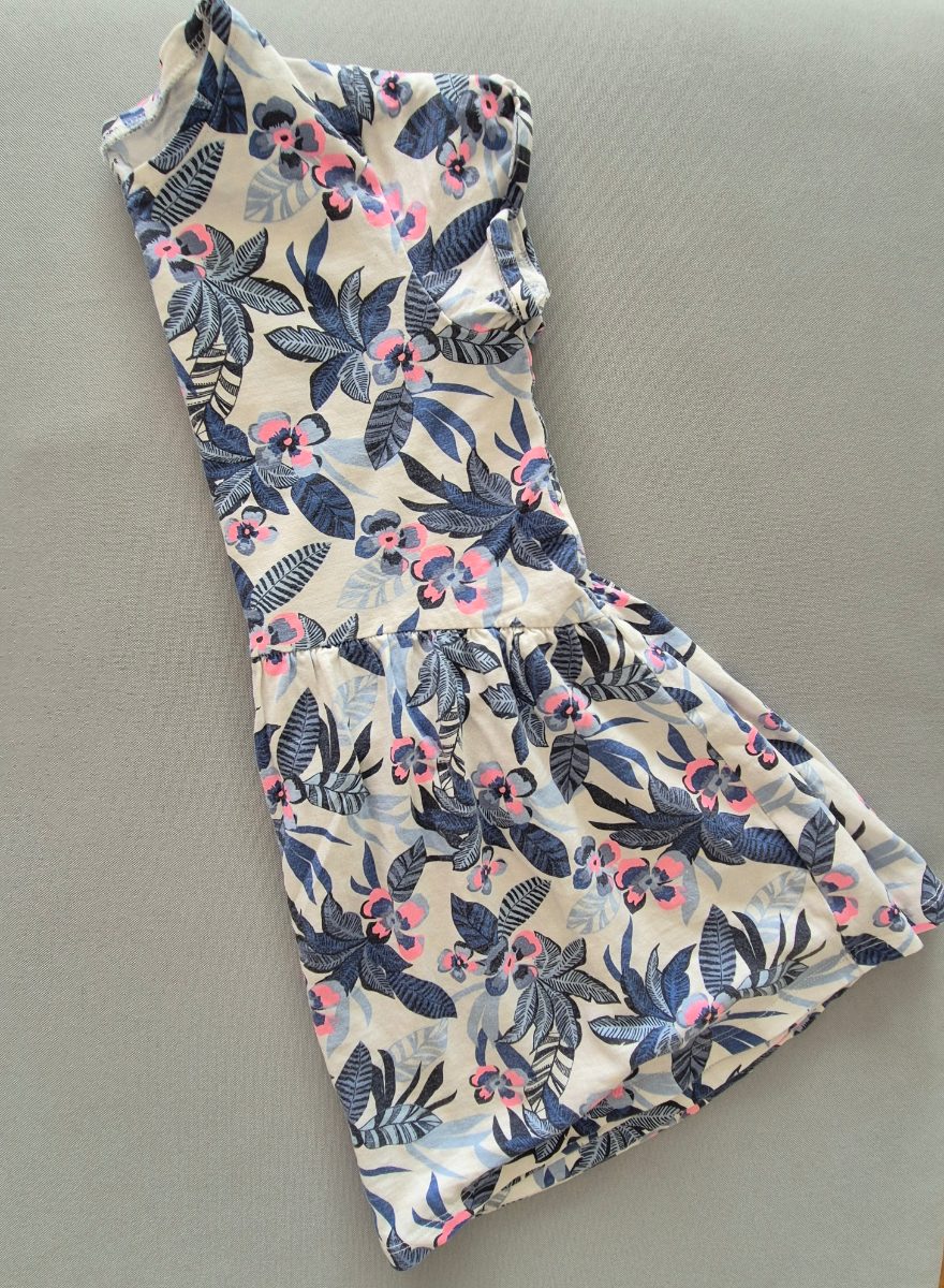 Kleid mit Blattmuster Vertbaudet 3