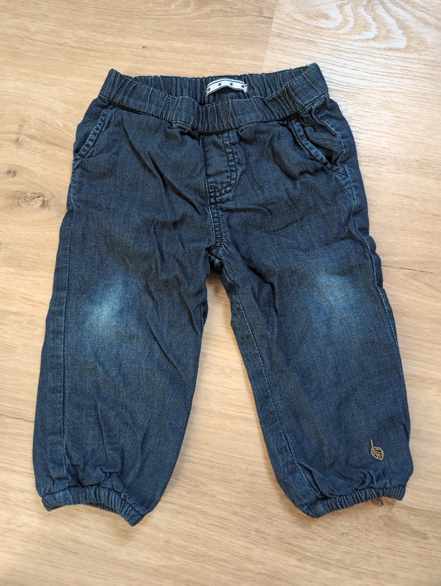 Jeans-Pumphose dunkelblau