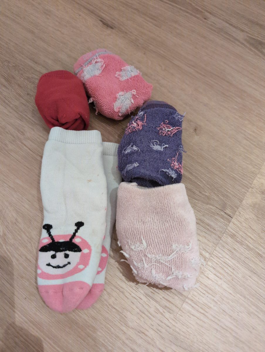 Socken-Set mit verschiedenen Mustern