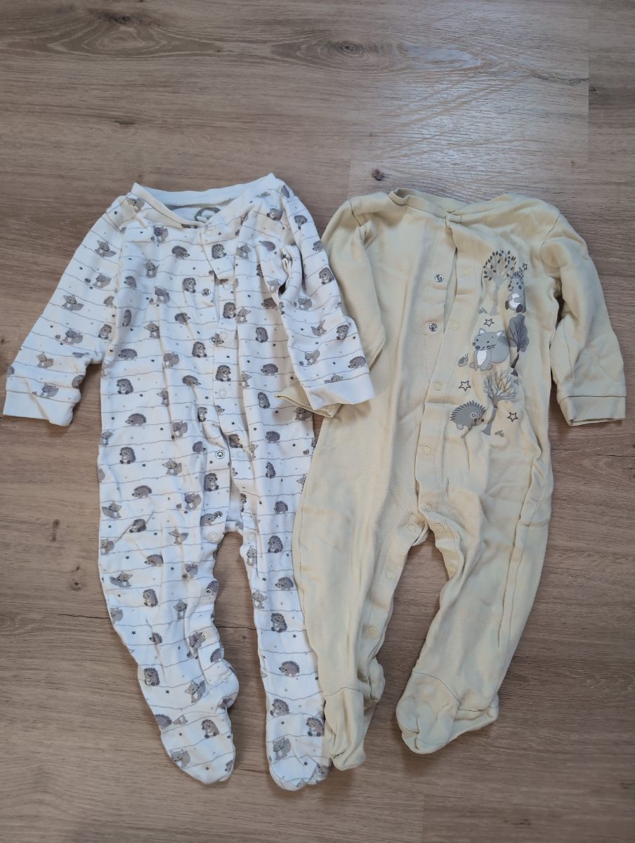 2er Set Schlafanzüge mit Igel-Motiv