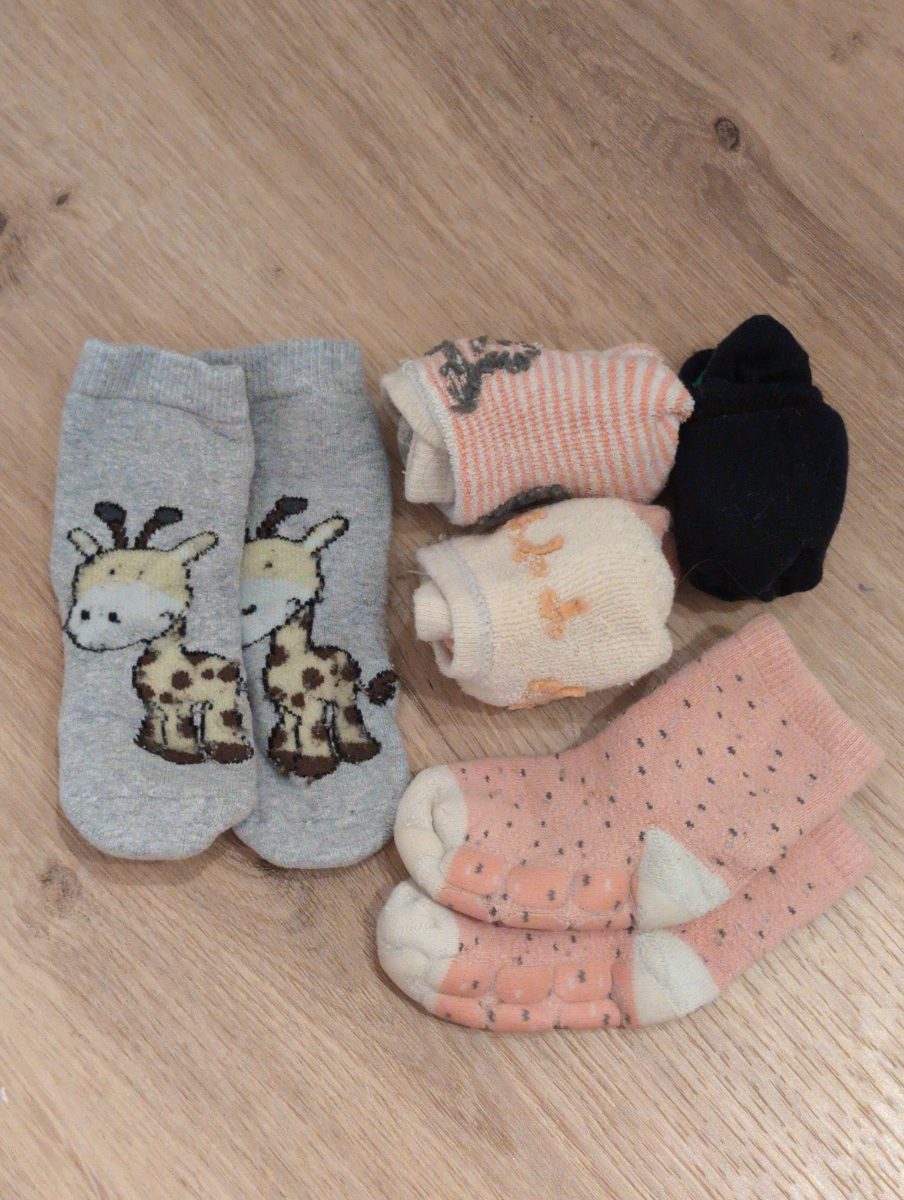 5er Set dicke Antirutsch Socken
