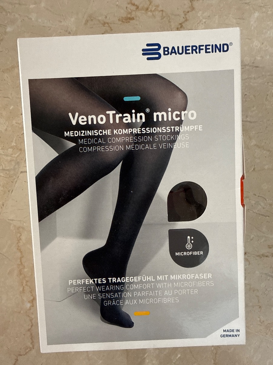 VenoTrain micro Kompressionsstrumpf Bauerfeind schwarz