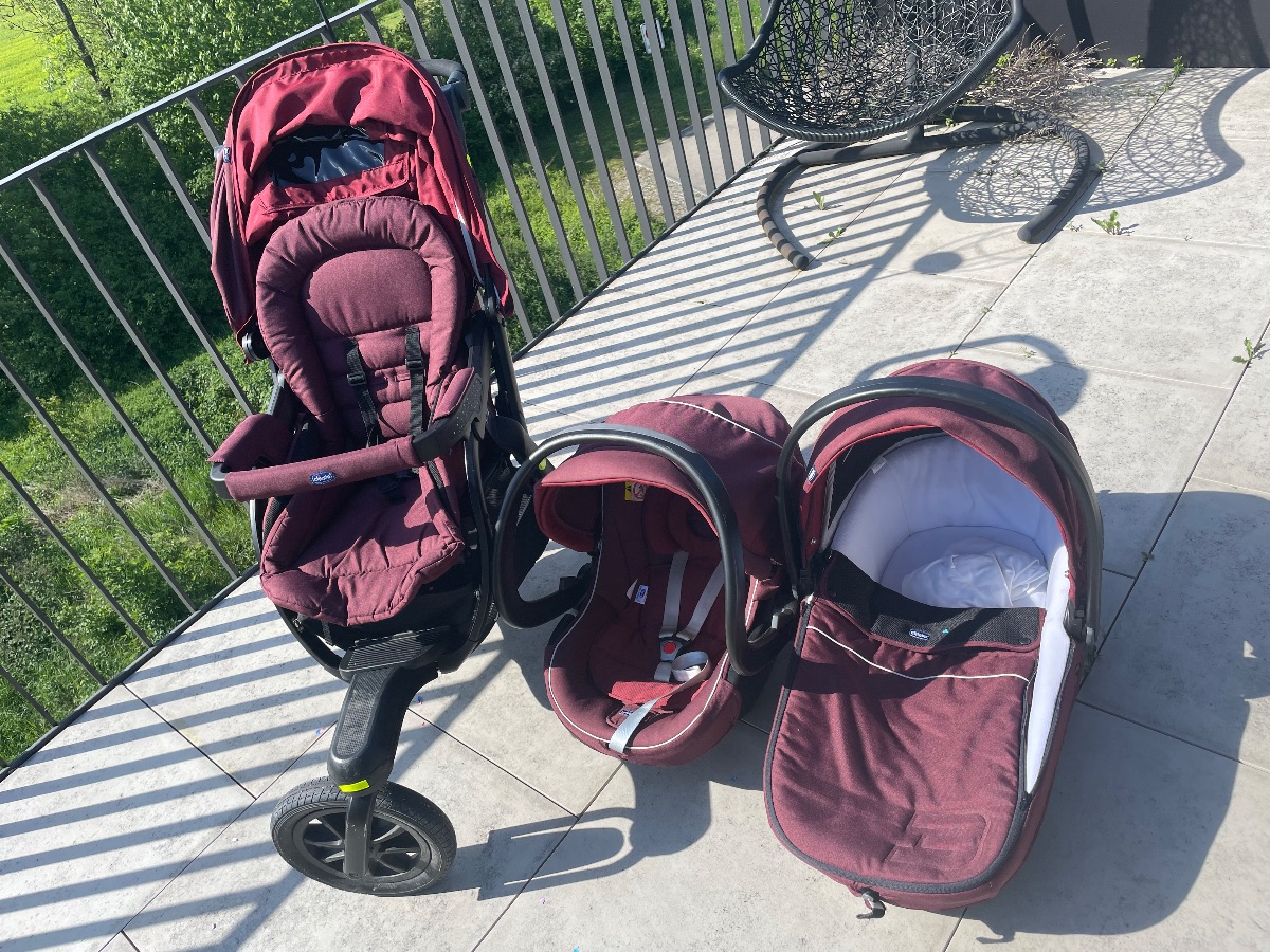 Kinderwagen Chicco Activ3 Trio Burgundy