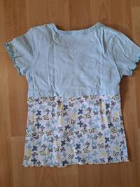 Baumwollshirt mit Brosche und Schmetterlings-Print 2