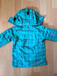 Regenjacke Trevolution grün pink kariert 2