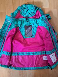 Regenjacke Trevolution grün pink kariert 4