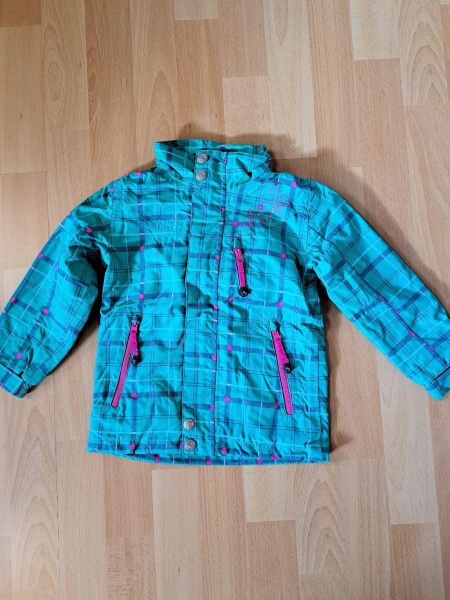 Regenjacke Trevolution grün pink kariert