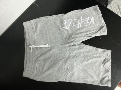 Graue baumwoll Shorts