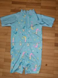 UV-Badeanzug Baby türkis, Meerjungfrauen Gr. 74/80 (lupilu) 1