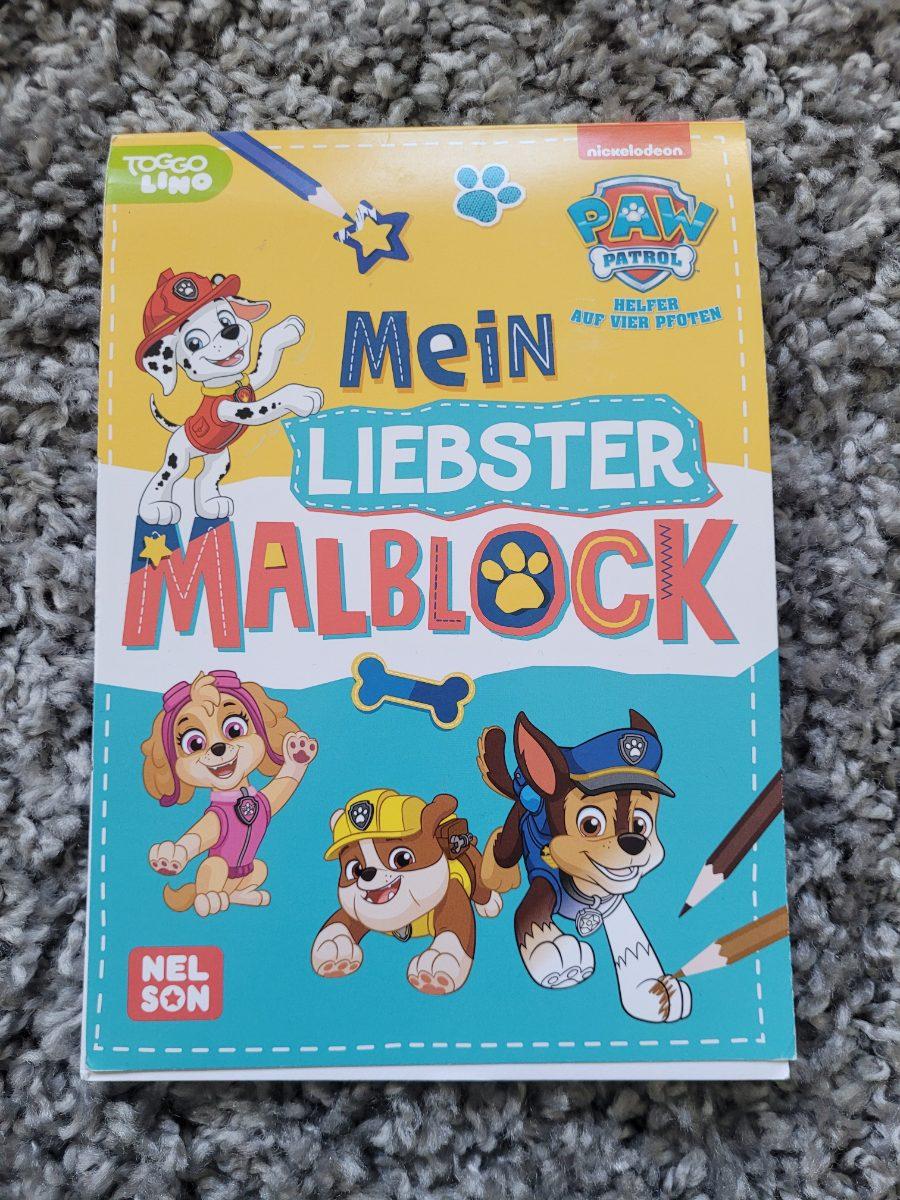 Paw Patrol Mein Liebster Malblock