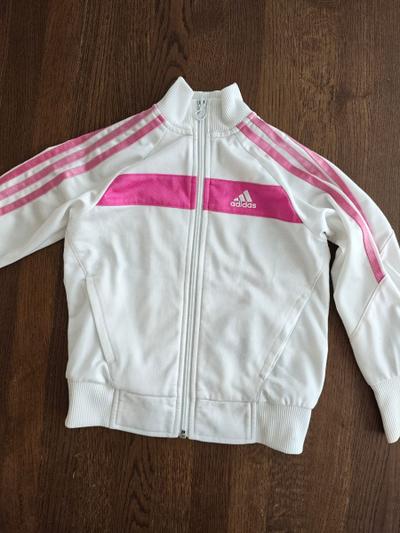 Adidas Trainingsjacke weiss-pink