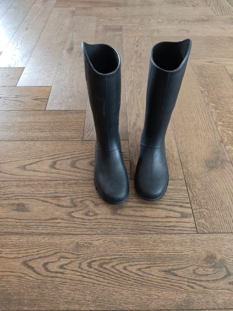 Schwarze Reitstiefel