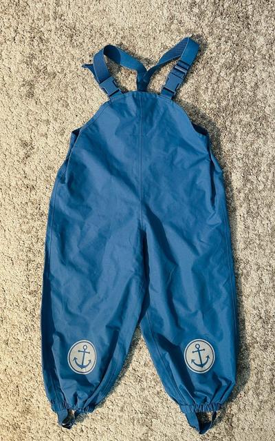 Regenlatzhose blau mit Ankern