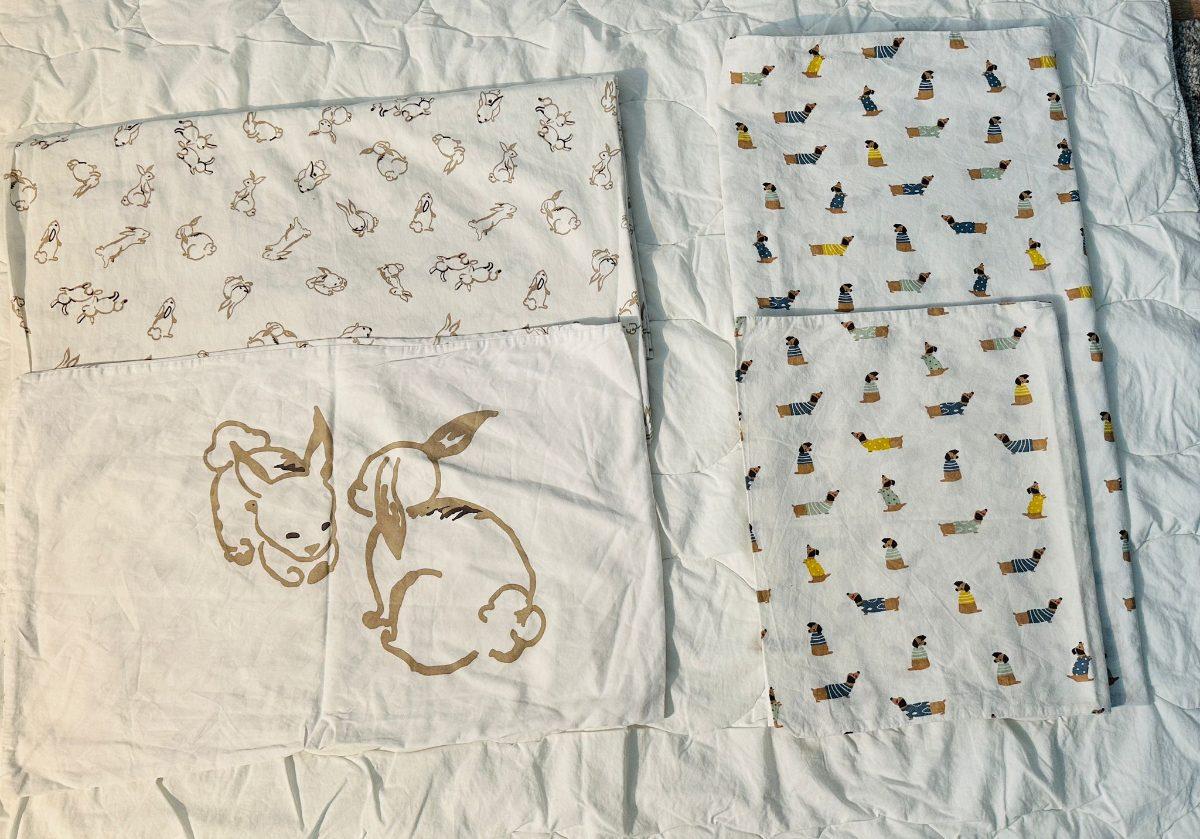 2 Bettwäsche Sets mit Tiermotiv