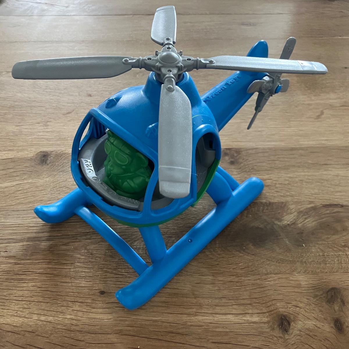 GreenToys Spielzeug Hubschrauber blau