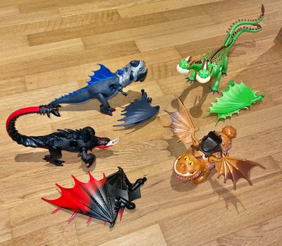 Dinosaurier und Drachenfiguren Set
