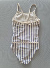 Badeanzug gestreift blau-weiss 2