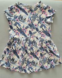 Kleid mit Blattmuster Vertbaudet 1