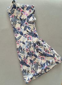 Kleid mit Blattmuster Vertbaudet 3