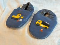 Babyschuhe Baufahrzeug marineblau, Leder, 18-24 Monate 1