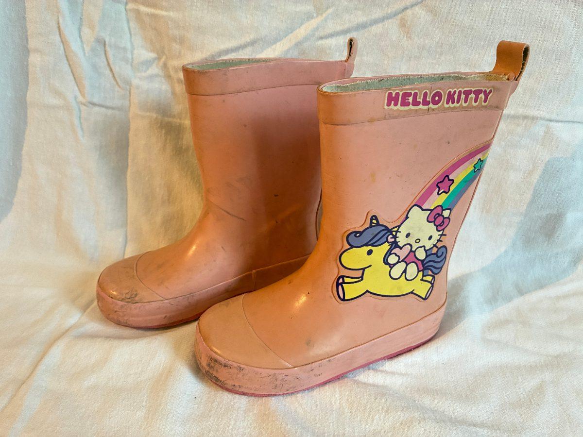 Hello Kitty Gummistiefel rosa