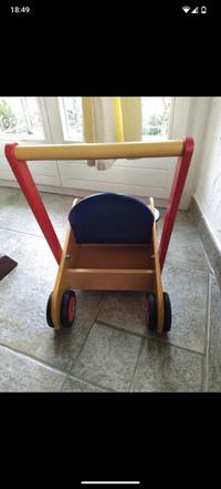 Lauflernwagen aus Holz 2