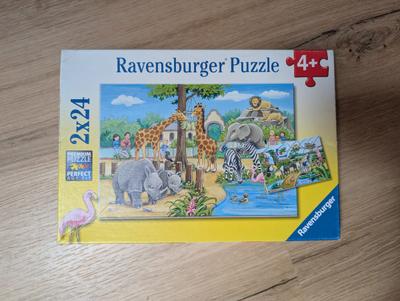 Zwei Ravensburger Puzzles 2x24 Teile