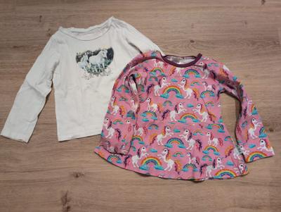 2er Set Langarm-Shirts mit Motiv