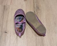 Glitzer-Ballerinas lila 2