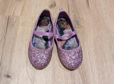 Glitzer-Ballerinas lila