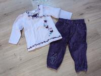 Schmetterlingsset mit bedrucktem Shirt und Hose 1