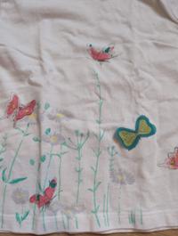 2er Set T-Shirts mit Schmetterlingen und Blüten 2