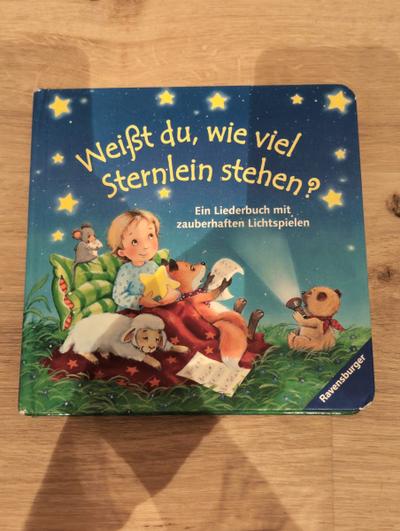 Weiβt du, wie viel Sternlein stehen? - Liederbuch mit Lichtspielen