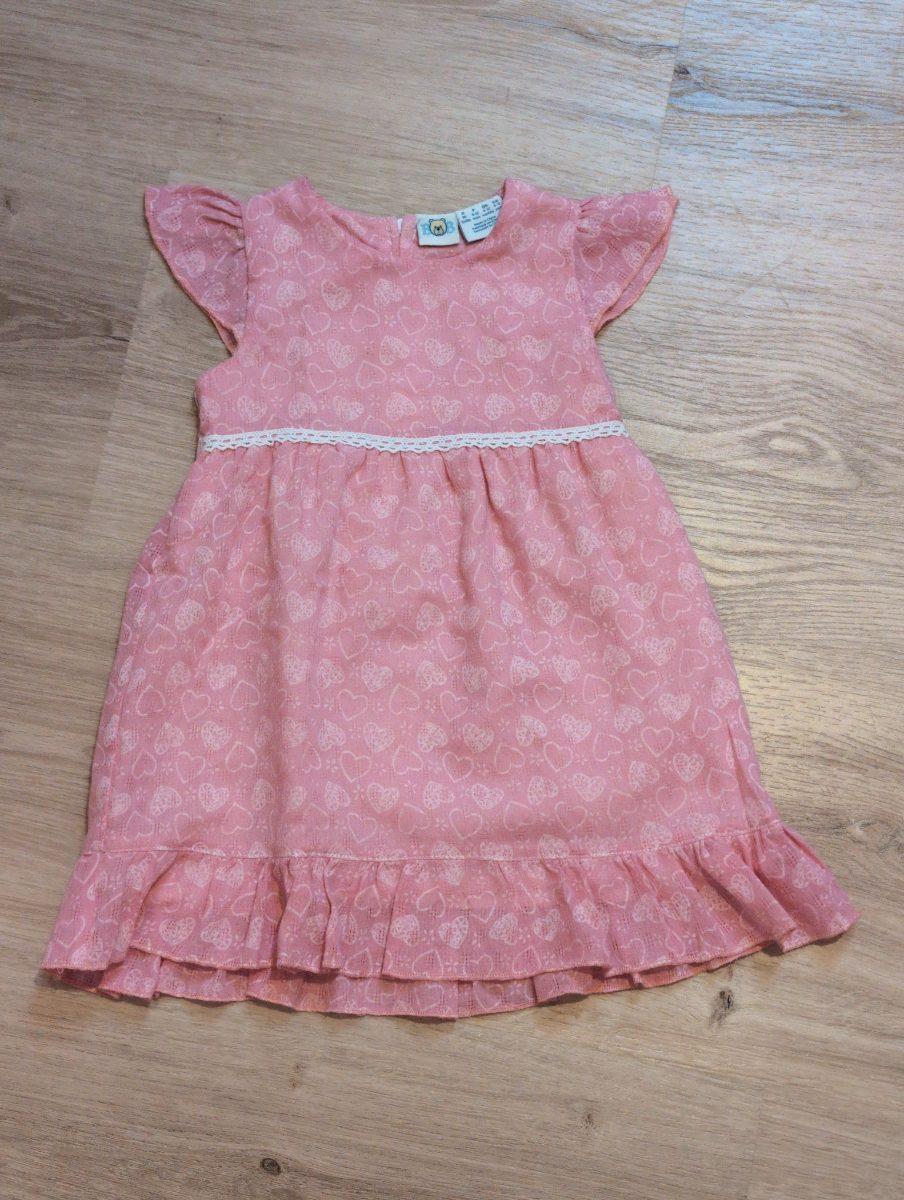 Sommerkleid mit Rüschen Rosa