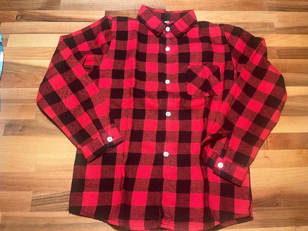 Kariertes Hemd rot-schwarz