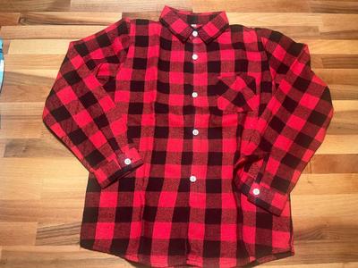 Kariertes Hemd rot-schwarz
