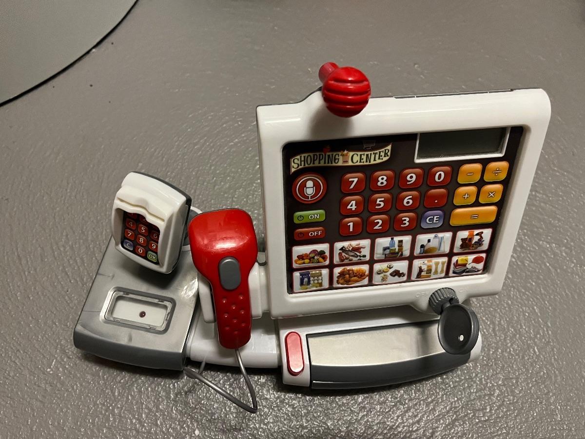 Spielzeug Kasse mit elektrischen Funktionen