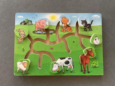 Bauernhof Labyrinth Puzzle