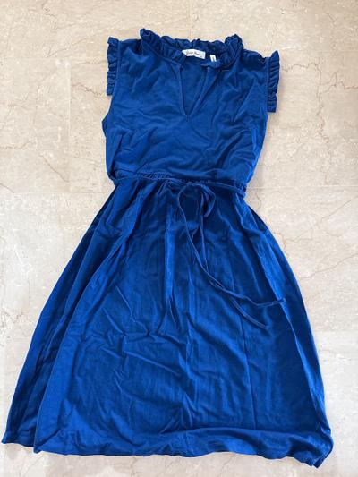 Schwangerschaftskleid blau Gr. XS
