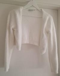Festliches Kleid mit Bolero creme 3